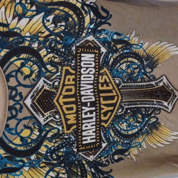 HARLEY DAVIDSON BLING, EUC. M - Picture 2 of 5